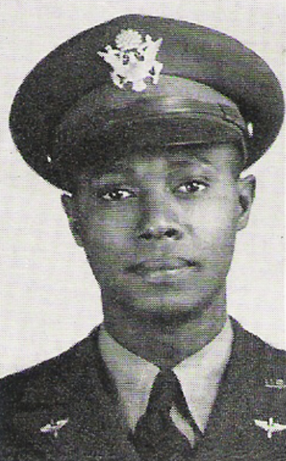 Black and White Photo of Tuskegee Airman Mac Ross