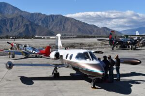 Learjet 24A N464CL at the Palm Springs Air Museum