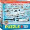 Puzzle Airplanes 100 Piece