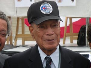 Lee Archer at the opening of the Tuskegee Airmen National Historic Site on October 10, 2008.